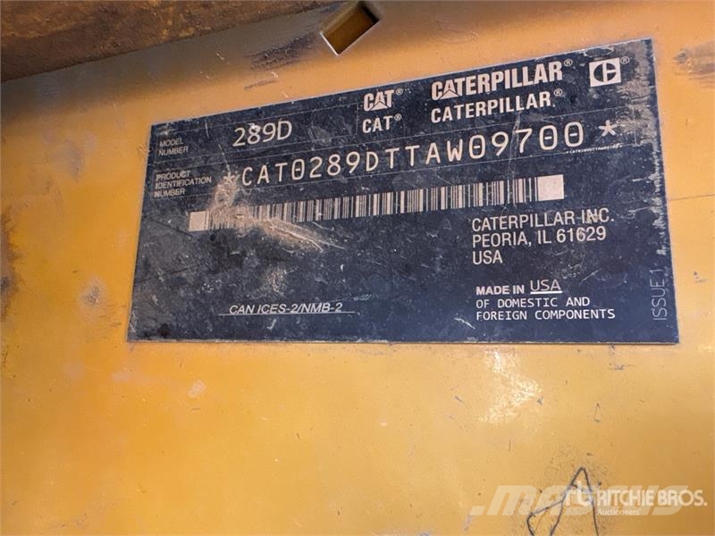 CAT 289D Skid steer loaders