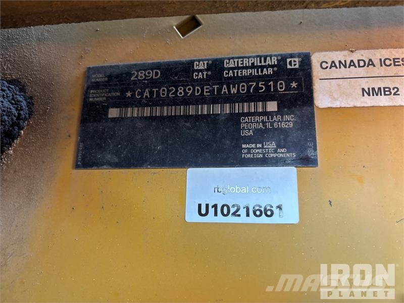 CAT 289D Міні-навантажувачі