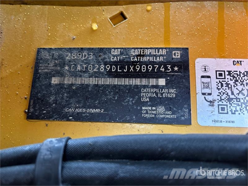 CAT 289D3 Lietoti riteņu kompaktiekrāvēji