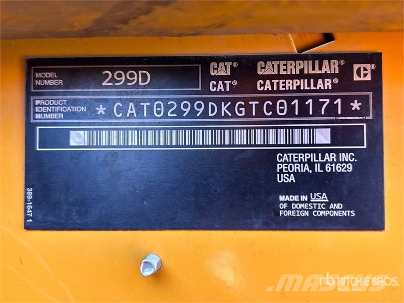 CAT 299D Minilæsser - skridstyret