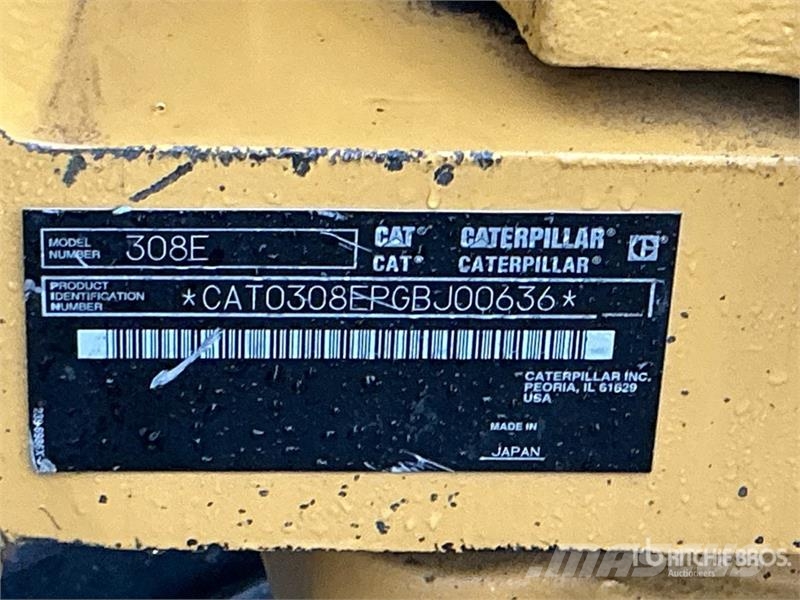 CAT 308E CR Tracked Excavator Bagri goseničarji