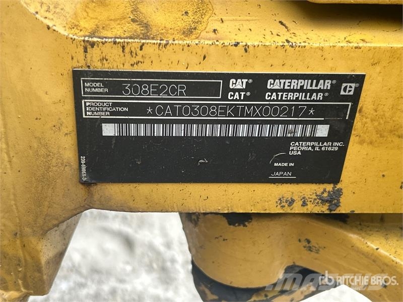 CAT 308E2 CR SB Tracked Excavator Bagri goseničarji