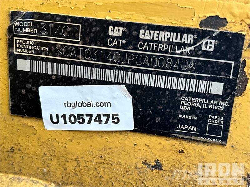CAT 314C LCR Tracked Excavator Гусеничні екскаватори