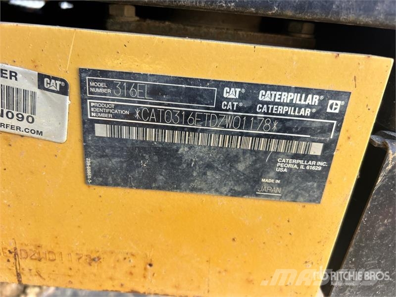 CAT 316E L Lánctalpas kotrók