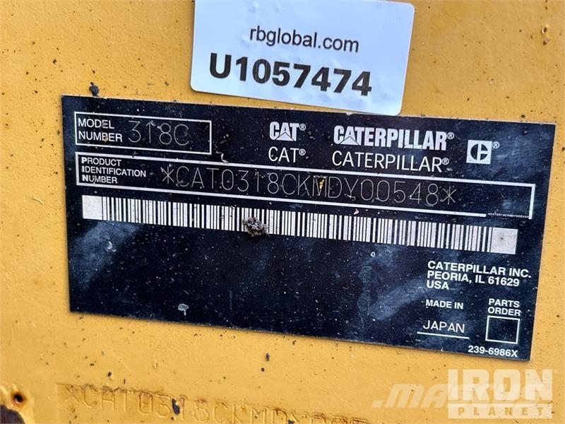 CAT 318C L Tracked Excavator Crawler excavators