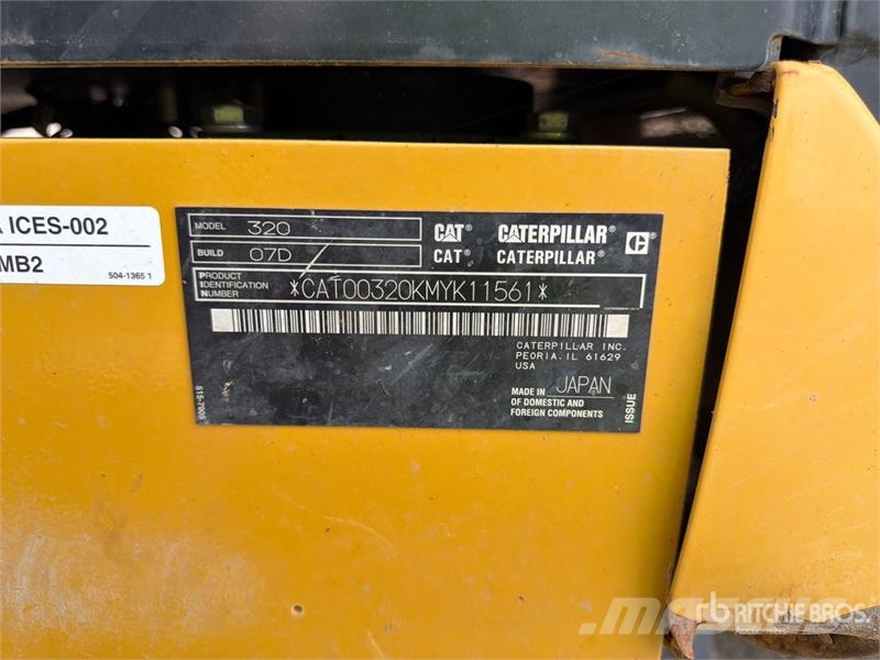 CAT 320 Tracked Excavator Crawler excavators