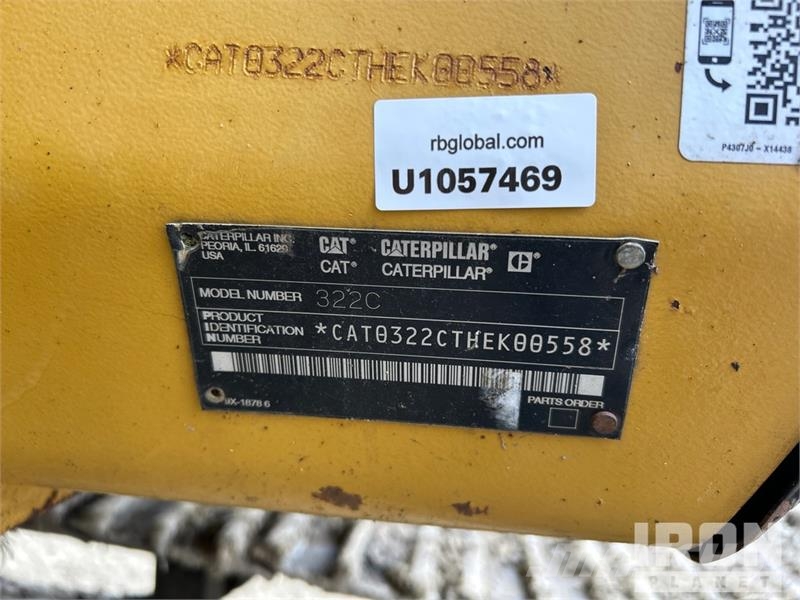 CAT 322C L Tracked Excavator Lánctalpas kotrók