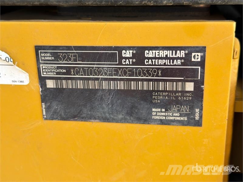 CAT 323F L Tracked Excavator حفارات زحافة