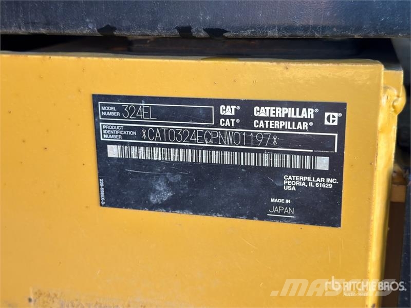 CAT 324 EL Tracked Excavator Bagri goseničarji