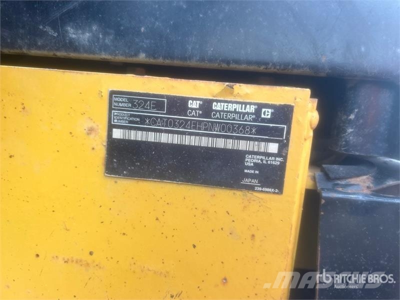 CAT 324 EL Tracked Excavator Гусеничні екскаватори