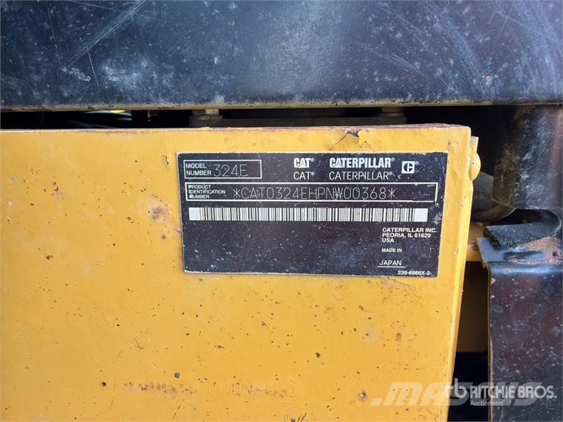 CAT 324E L Tracked Excavator Гусеничные экскаваторы