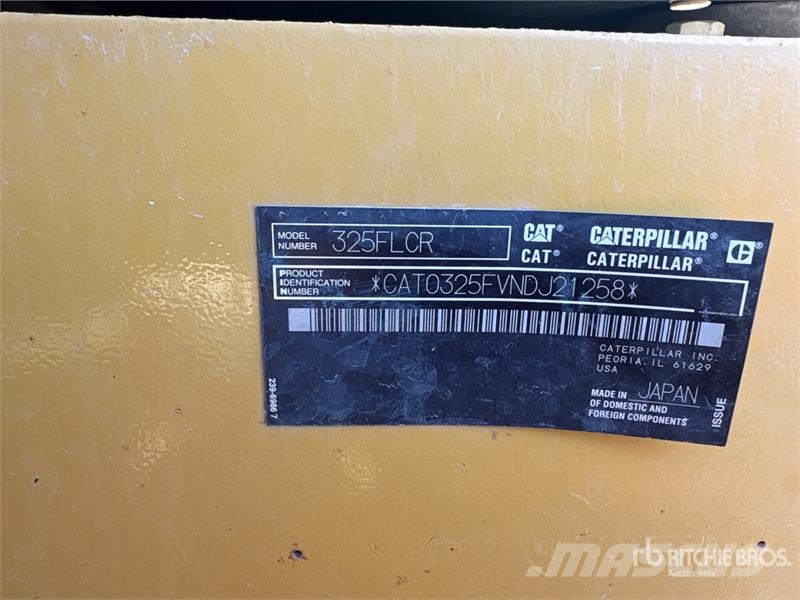 CAT 325F LCR Tracked Excavator Pelle sur chenilles