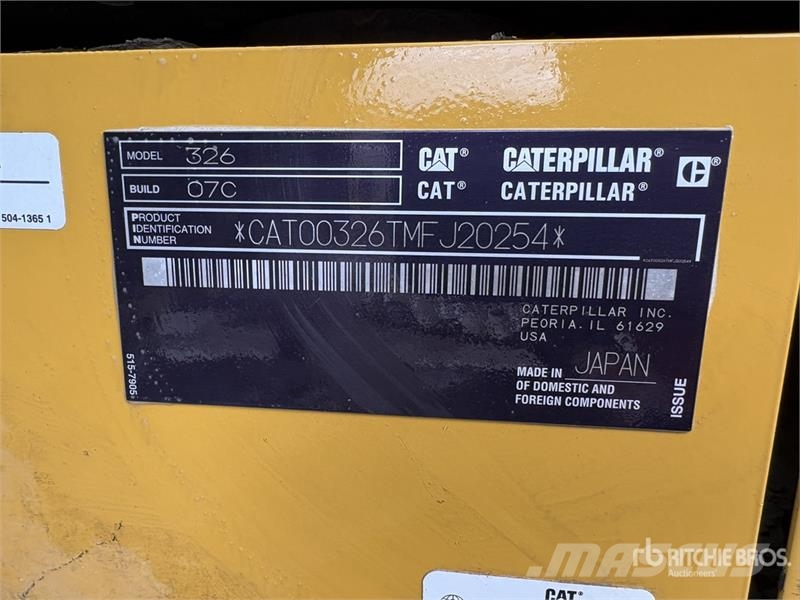 CAT 326 Tracked Excavator Raupenbagger