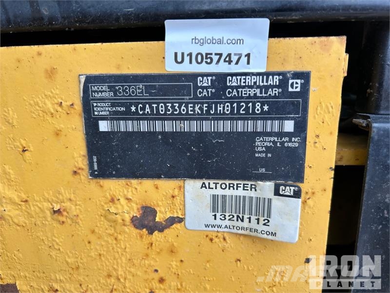 CAT 336E L Tracked Excavator Gravemaskiner på larvebånd
