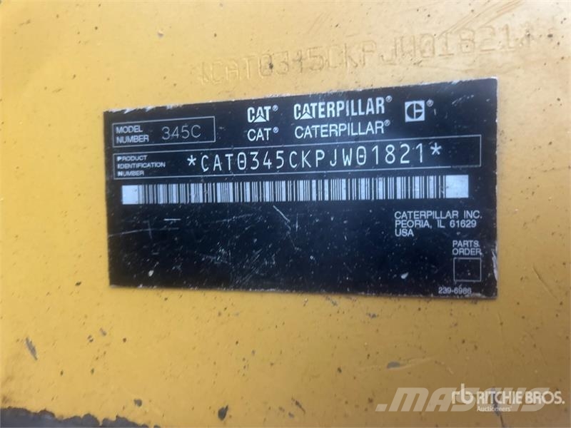 CAT 345C L Gravemaskiner på larvebånd