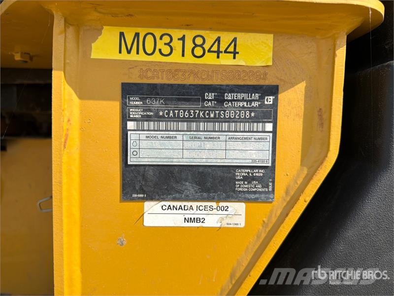 CAT 637K Motor Scraper كاشطات