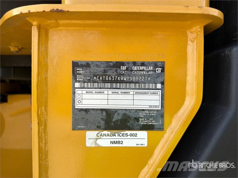 CAT 637K Motor Scraper كاشطات