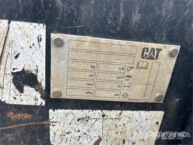 CAT 80 in 0.62 cyd Skid Steer Bucket Buckets