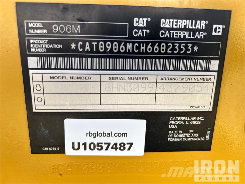 CAT 906M Wheel Loader 휠로우더