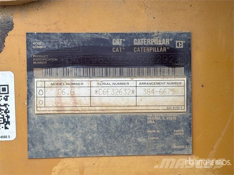 CAT 963D Φορτωτές με ερπύστριες
