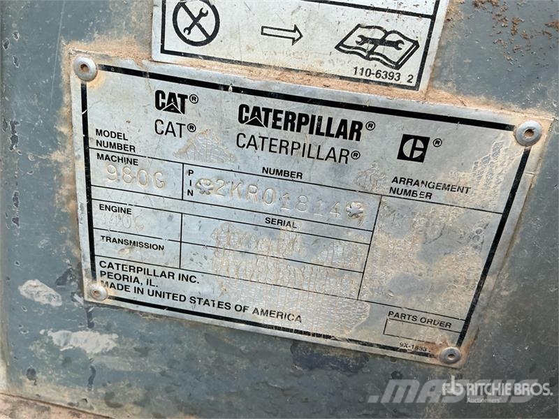 CAT 980G Kolesni nakladalci