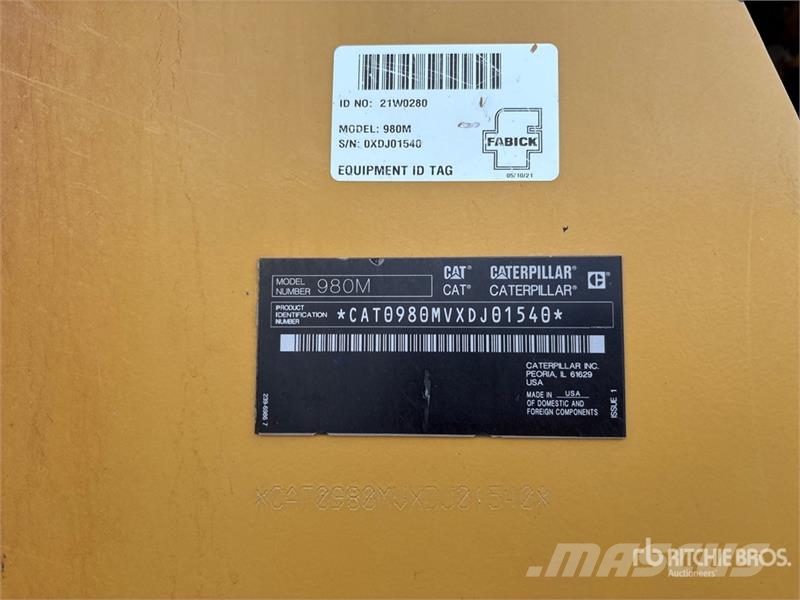 CAT 980M Kolesni nakladalci