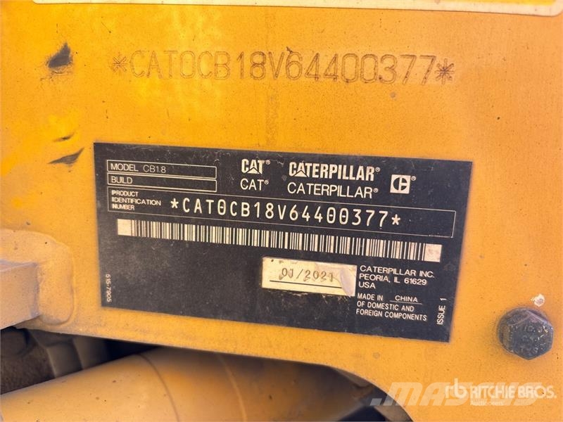 CAT CB1.8 Double Drum Roller Rodillos de doble tambor