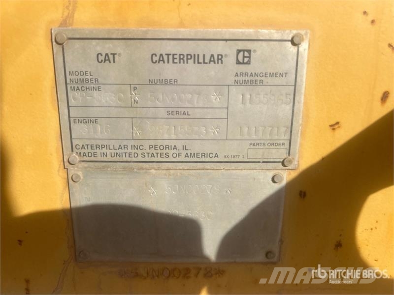 CAT CP56C Padfoot Drum Compactor Valsetog