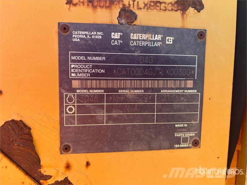 CAT D4G LGP Bulldozer på larvebånd