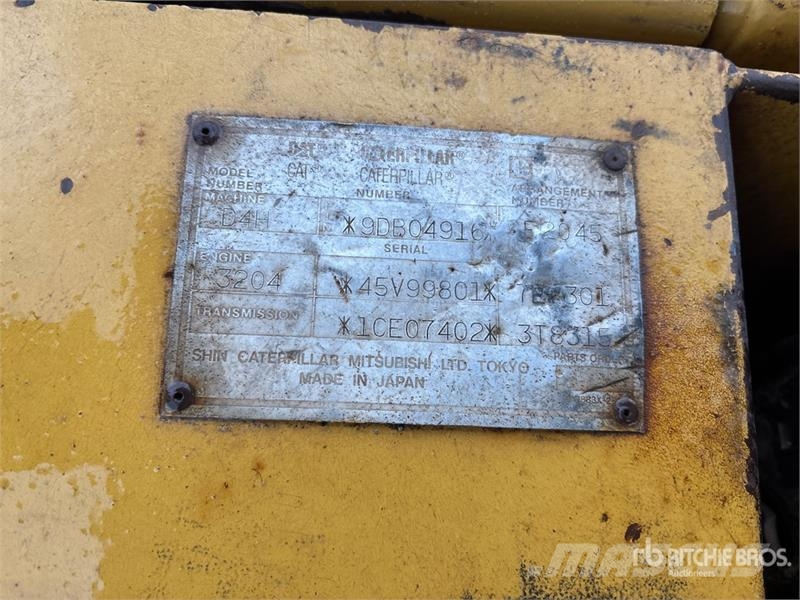 CAT D4H Crawler Dozer Tratores de esteira