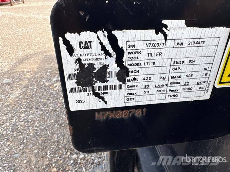 CAT LT118 76 in Skid Steer Tiller Почвеные фрезы