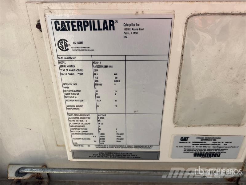 CAT XQ20-4 18 kW Mobile Generator Set Dizel Jeneratörler