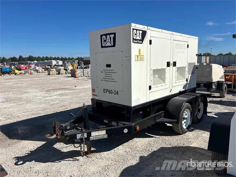 CAT XQ60-6 55 kW Mobile Generator Set Naftové generátory