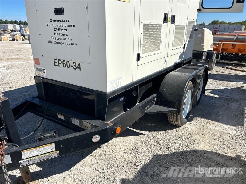 CAT XQ60-6 55 kW Mobile Generator Set Naftové generátory