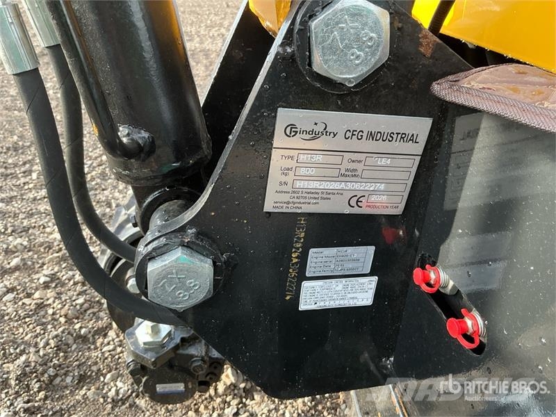 CFG H13R Mini Excavator (Unused) Міні-екскаватори < 7т