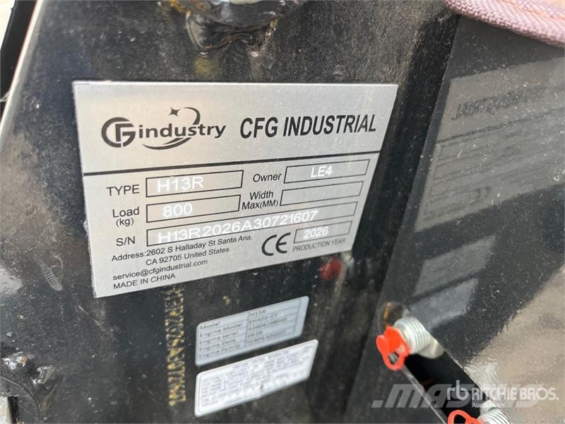 CFG H13R Mini Excavator (Unused) Minikoparki