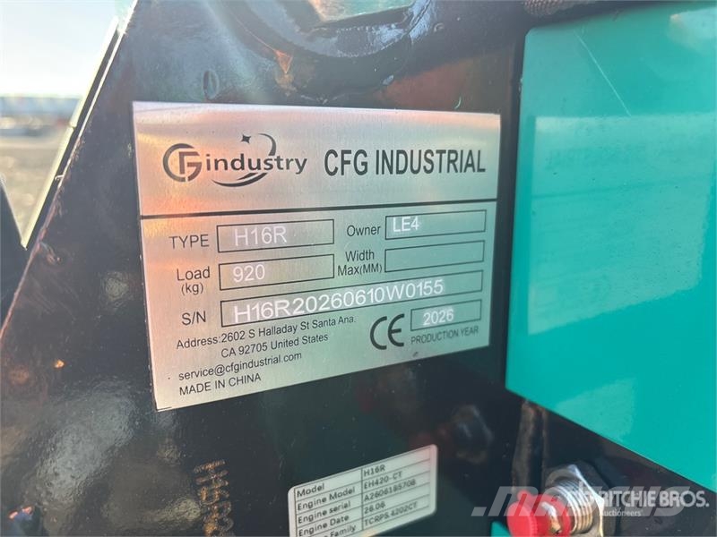 CFG H16R Mini Excavator (Unused) Mini bagri <7t