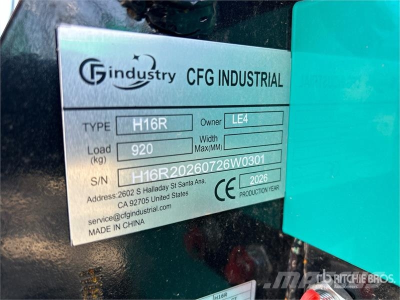 CFG H16R Mini Excavator (Unused) Mini bageri <7t
