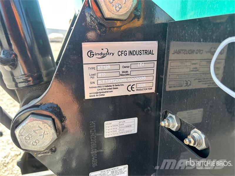 CFG Industrial KT12R Mini Excavator (Unused) Mini rýpadlá < 7t