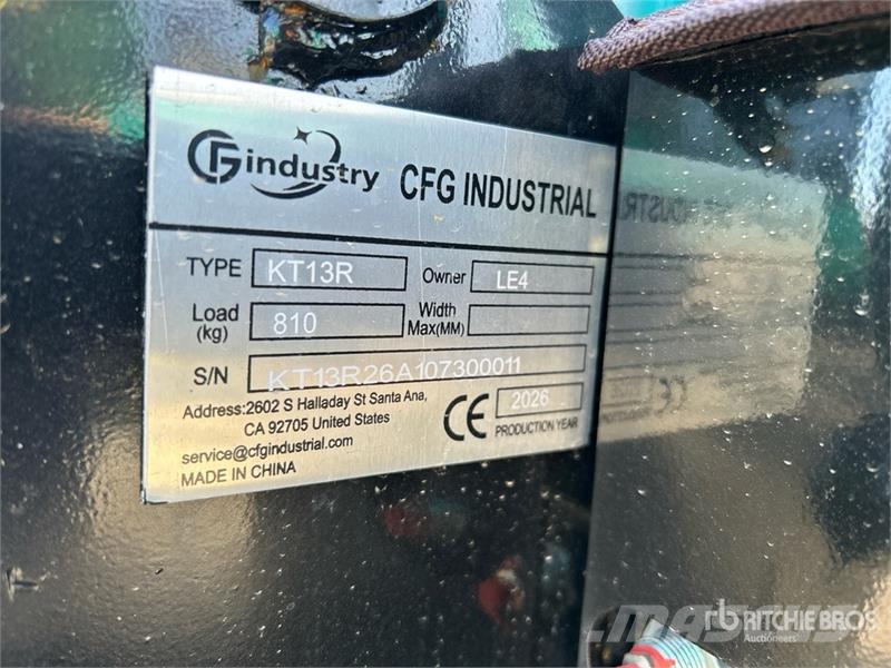 CFG KT13R Mini Excavator (Unused) Mini bageri <7t
