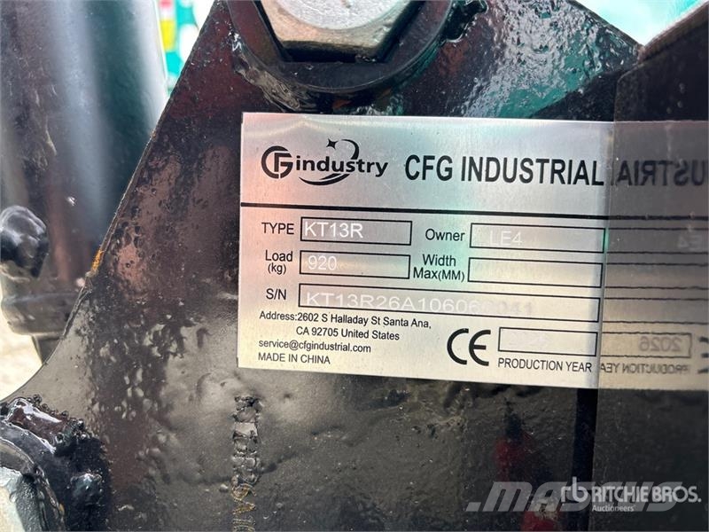 CFG KT13R Mini Excavator (Unused) Miniescavadeiras < 7t (Mini escavadeiras)