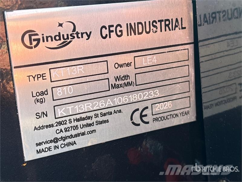 CFG KT13R Mini Excavator (Unused) Mini bagri <7t