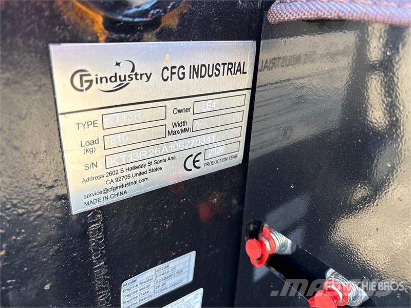 CFG KT13R Mini Excavator (Unused) ミニ油圧ショベル 7t以下（ミニユンボ・ミニディガー）
