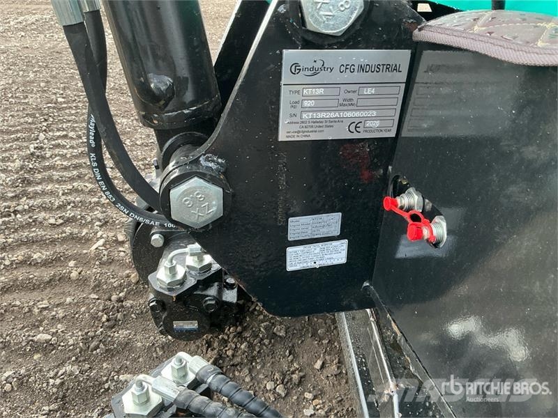 CFG KT13R Mini Excavator (Unused) Mini bagri <7t