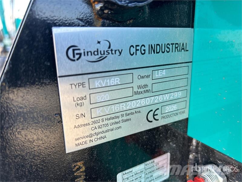 CFG KV16R Mini Excavator (Unused) Mini bageri <7t