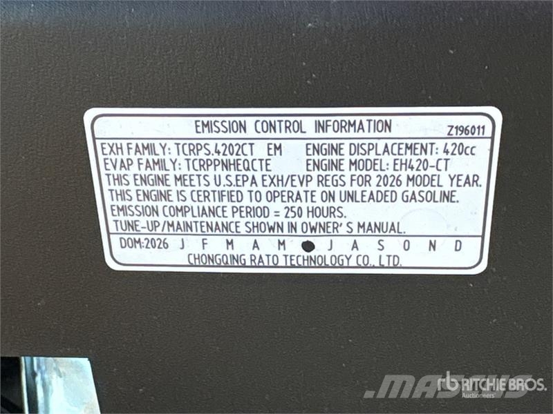 CFG KV16R Mini Excavator (Unused) Mini bagri <7t