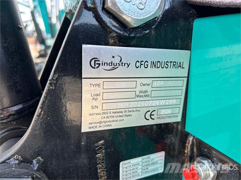CFG KV16R Mini Excavator (Unused) Mini bageri <7t