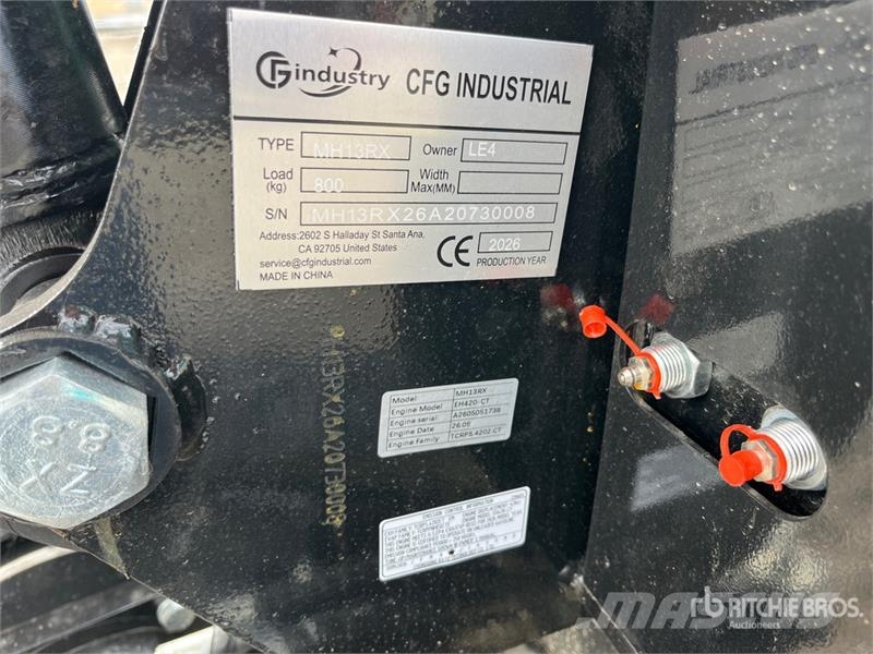 CFG MH13RX Mini Excavator (Unused) Minikoparki