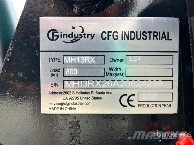 CFG MH13RX Mini Excavator (Unused) 소형 굴삭기 7톤 미만