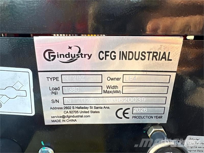 CFG NT20Z Mini Excavator (Unused) Mini bagri <7t